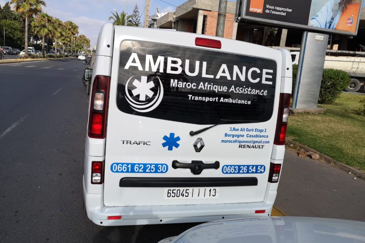 ambulance casablanca numero