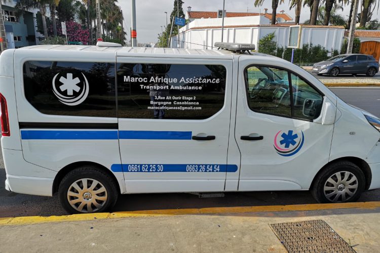 Transport ambulance casablanca