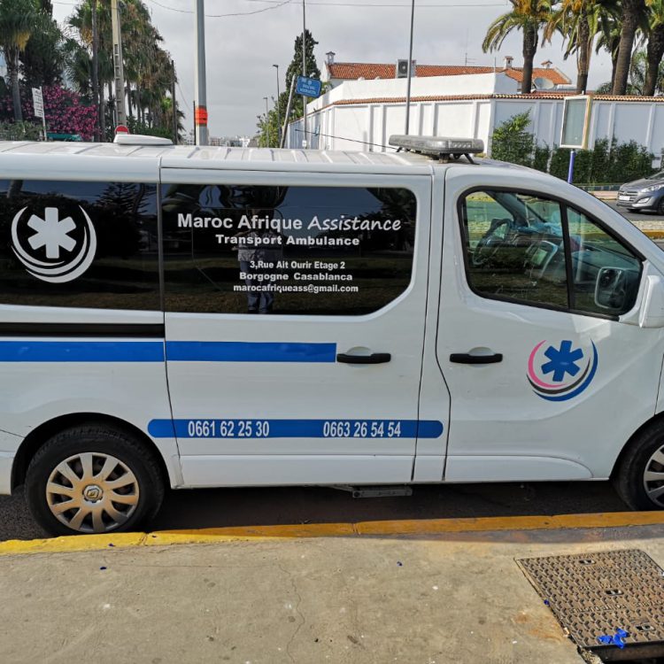 Transport ambulance casablanca