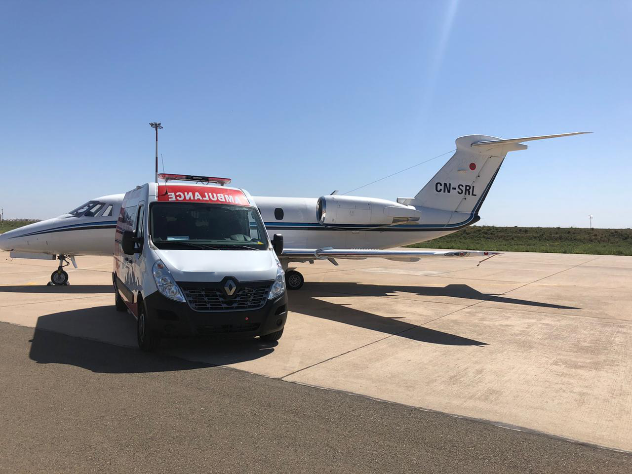 Avion sanitaire maroc